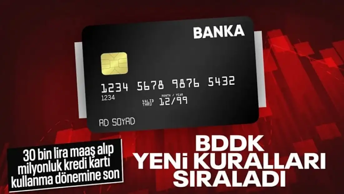 BDDK'dan yeni kredi kartı düzenlemesi: Yeni dönem başlıyor