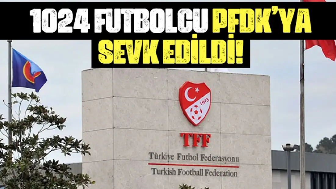 TFF, bahis oynadığı tespit edilen 1024 futbolcuyu açıkladı