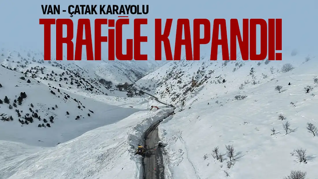 Van-Çatak yolu trafiğe kapatıldı