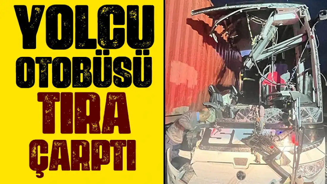 Yolcu otobüsü tıra çarptı! Çok sayıda ölü ve yaralı var
