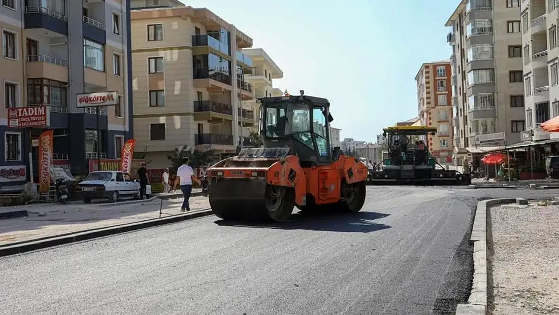 Terzioğlu Caddesi'nde asfalt çalışması