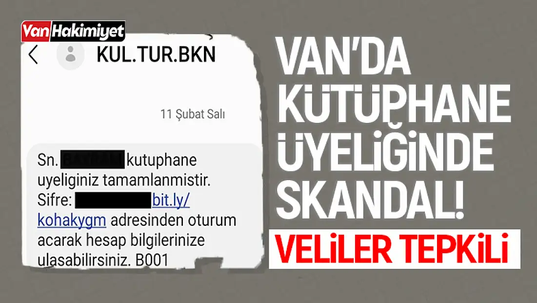 Van'da 'Kütüphane' skandalı! Veliler duruma tepki gösterdi