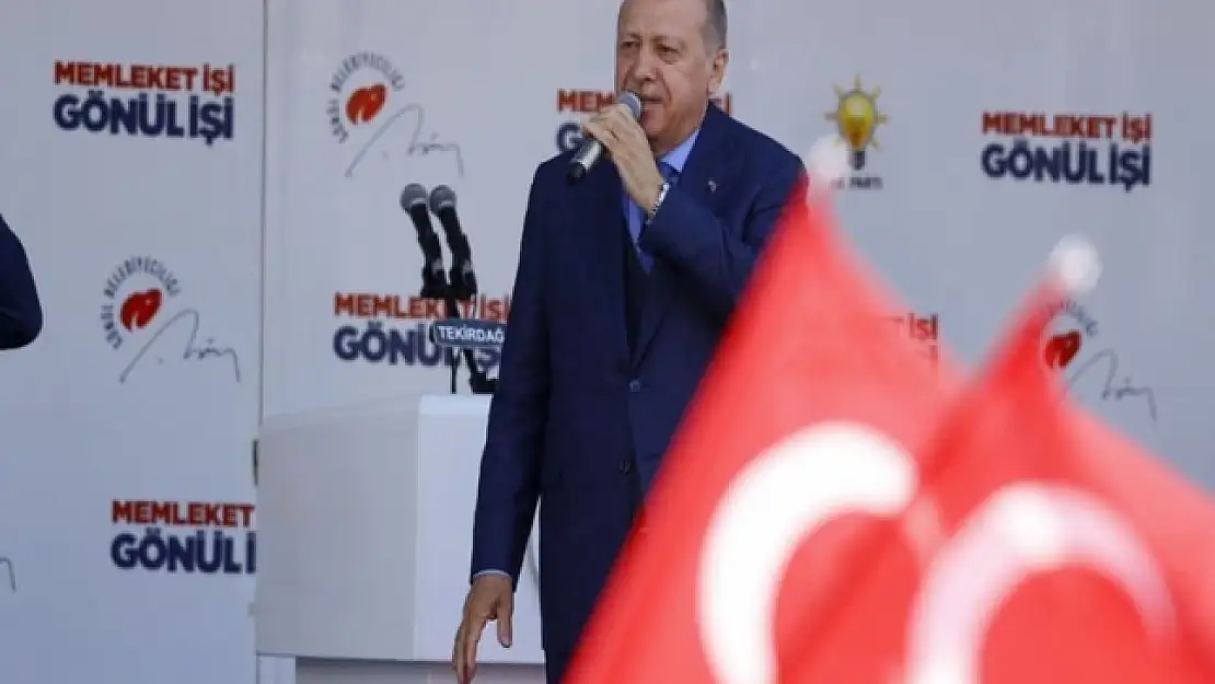 Cumhurbaşkanı Erdoğan'dan Tekirdağ'da önemli mesajlar