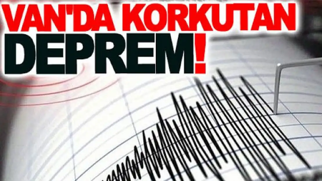 Çatak'ta 3.8 büyüklüğünde deprem meydana geldi.