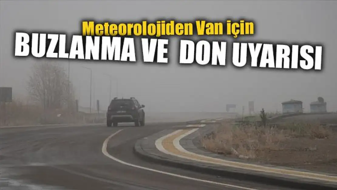 Meteorolojiden Van için uyarı geldi