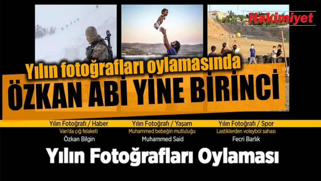 AA yılın fotoğrafları oylamasında Özkan Bilgin yine birinci oldu