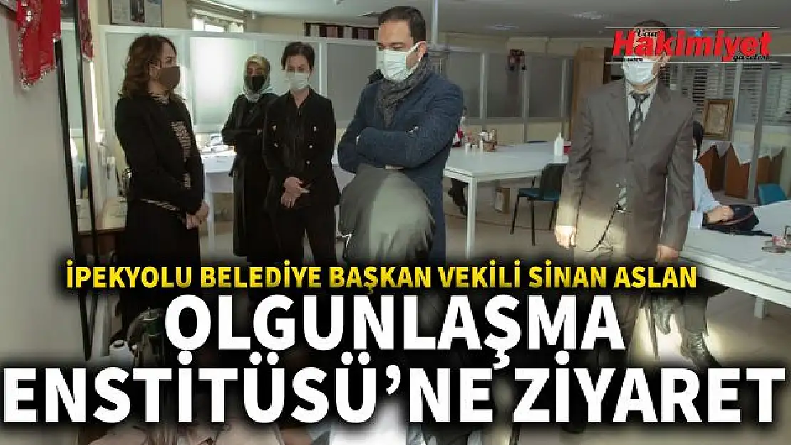 Başkan Vekili Aslan, Olgunlaşma Enstitüsü'nde incelemelerde bulundu