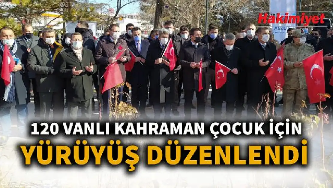 Birinci Dünya Savaşı'nın Vanlı kahraman çocukları için yürüyüş düzenlendi