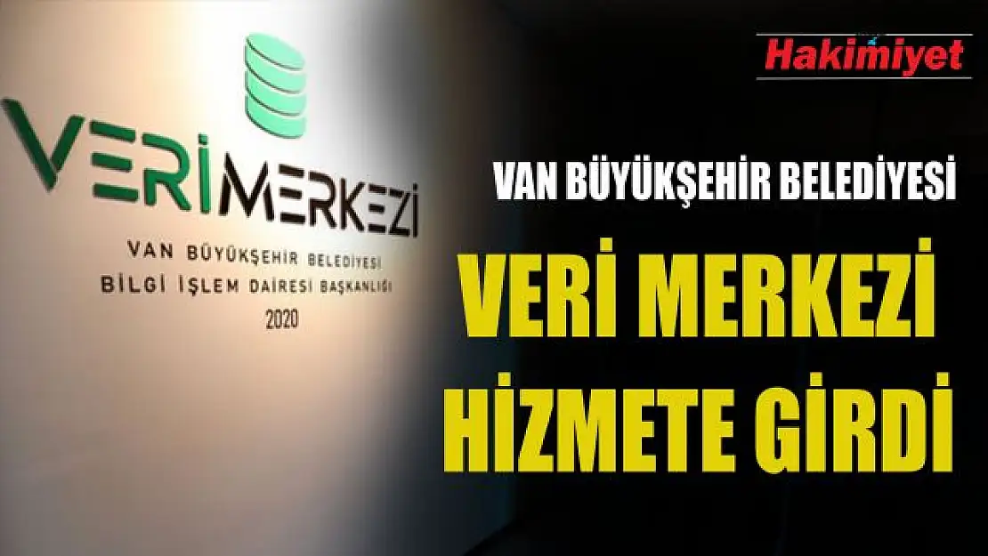 Büyükşehir Belediyesi'nin veri merkezi hizmete açıldı