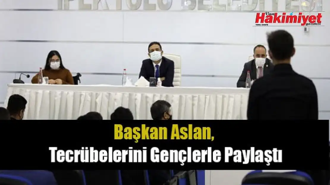 Kaymakam Aslan Van'da gençlerle tecrübelerini paylaştı