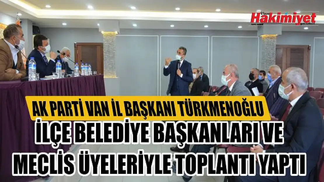 Türkmenoğlu, 'AK Belediyeler olarak 2021 yılına damga vurmak istiyoruz'