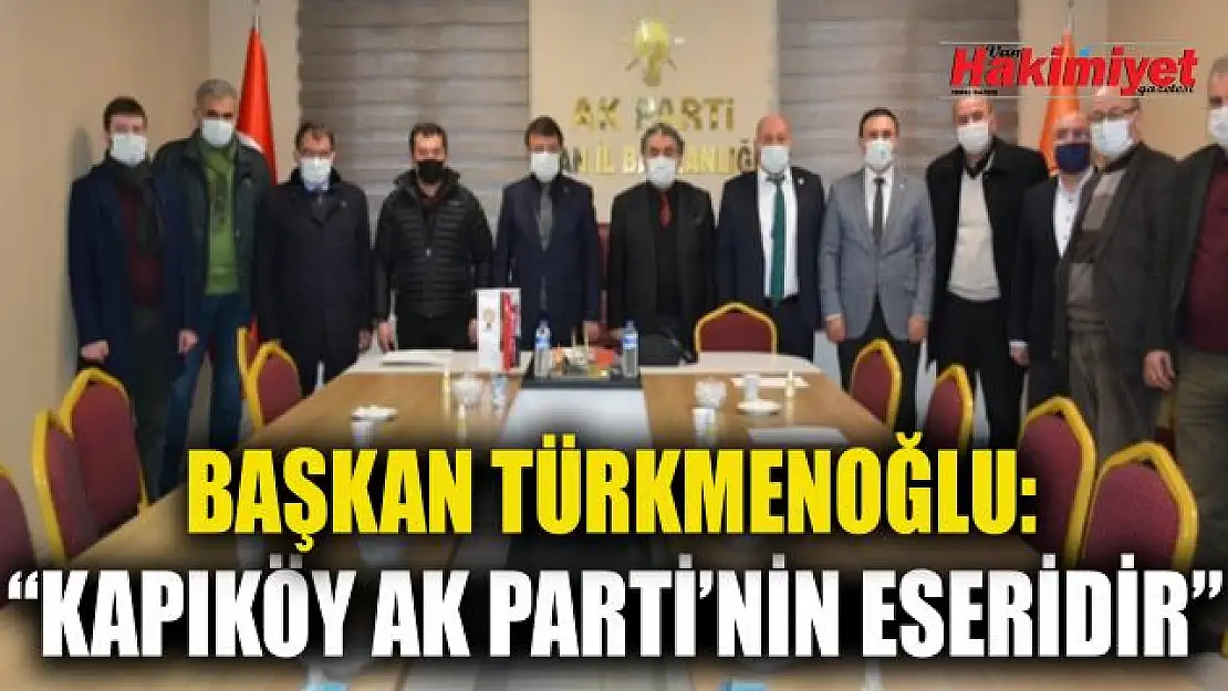 Van Ekonomi Konseyi heyeti, AK Parti'yi ziyaret etti