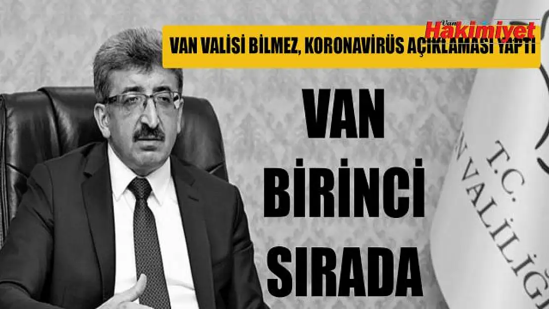 Van Valisi Mehmet Emin Bilmez, Van'daki son durumu paylaştı