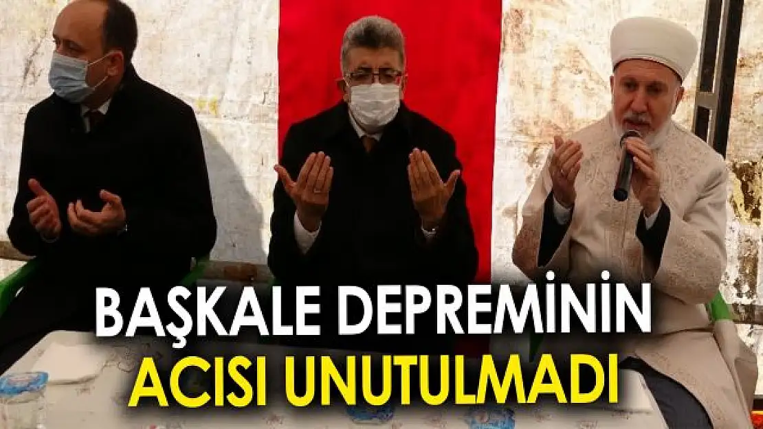 Başkale depreminin acısı unutulmadı