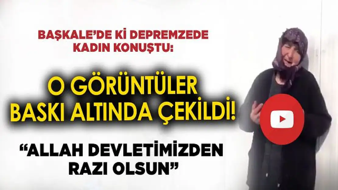 Başkale'de depremzedeler üzerinden algı oluşturmak isteyenlere tokat gibi cevap!