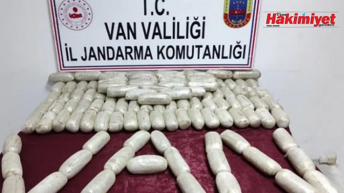 Van'da 68 kilogram eroin ele geçirildi