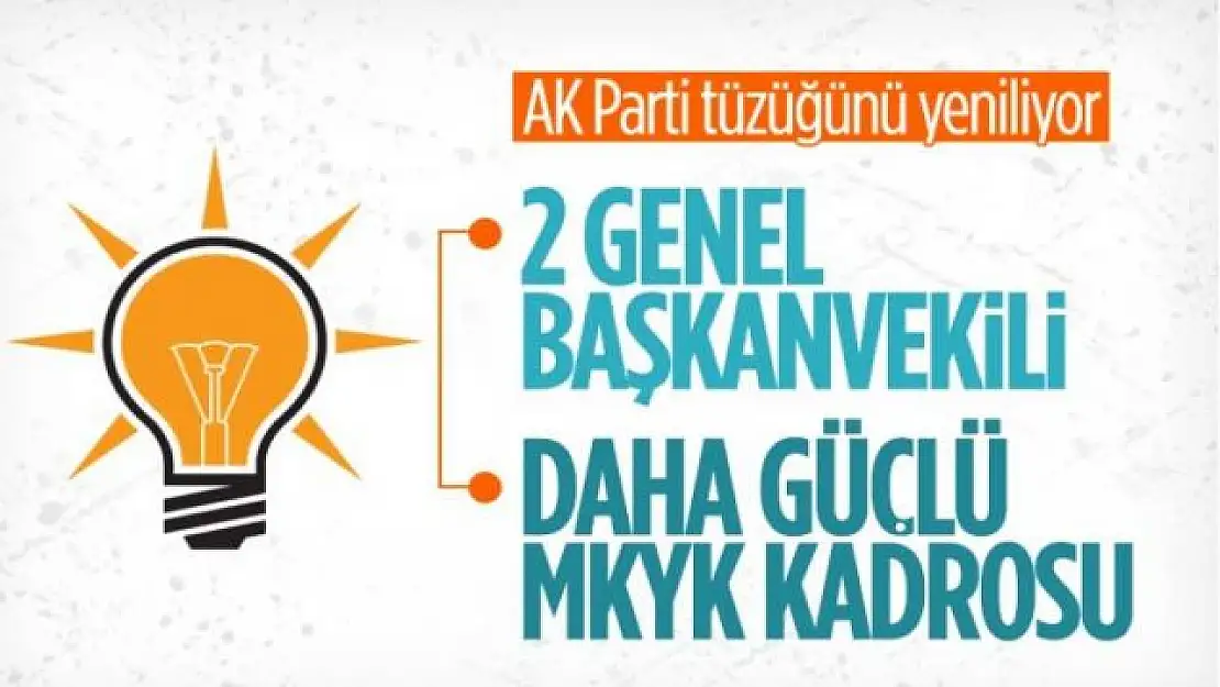 AK Parti'de Genel Başkanvekili sayısı 2'ye çıktı