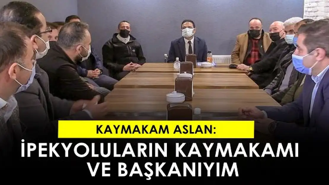 İpekyolu belediye Başkan Vekili Aslan esnaf ziyaretinde konuştu