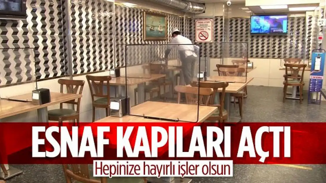 Van'da esnaf kapıları açtı