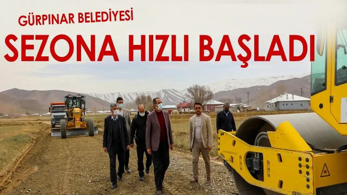 Gürpınar Belediyesi Sezona Hızlı Başladı