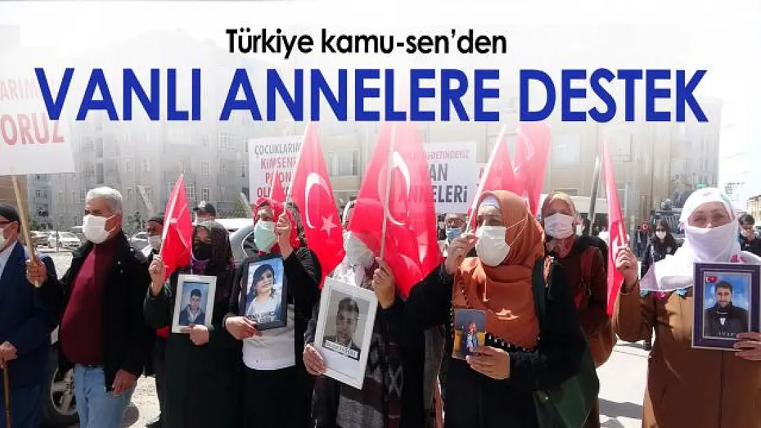 Türkiye Kamu-Sen'den evlatları dağa kaçırılan ailelere destek