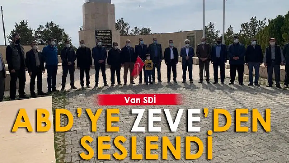 Van SDİ, 'Soykırım ABD'nin Hem Uzmanlık Alanı Hem de En Büyük Yalanıdır'