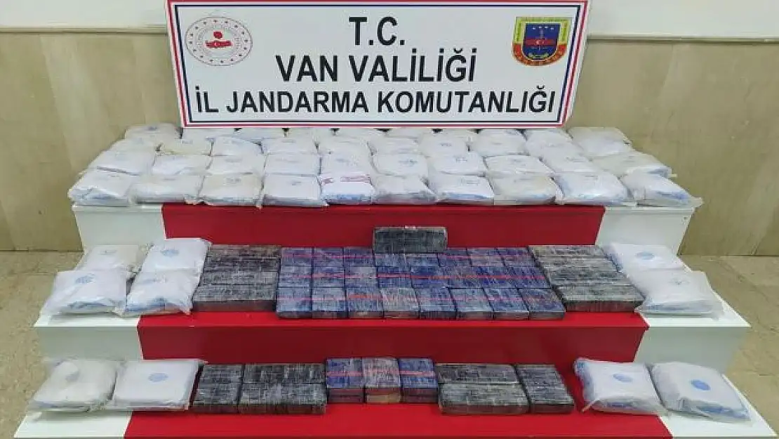 Çaldıran'da 83 kilogram eroin ele geçirildi