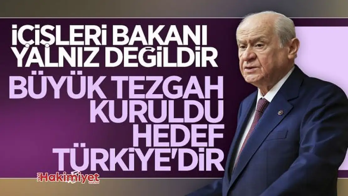 Devlet Bahçeli: Herkesi uyarıyorum, hedef Türkiye'dir