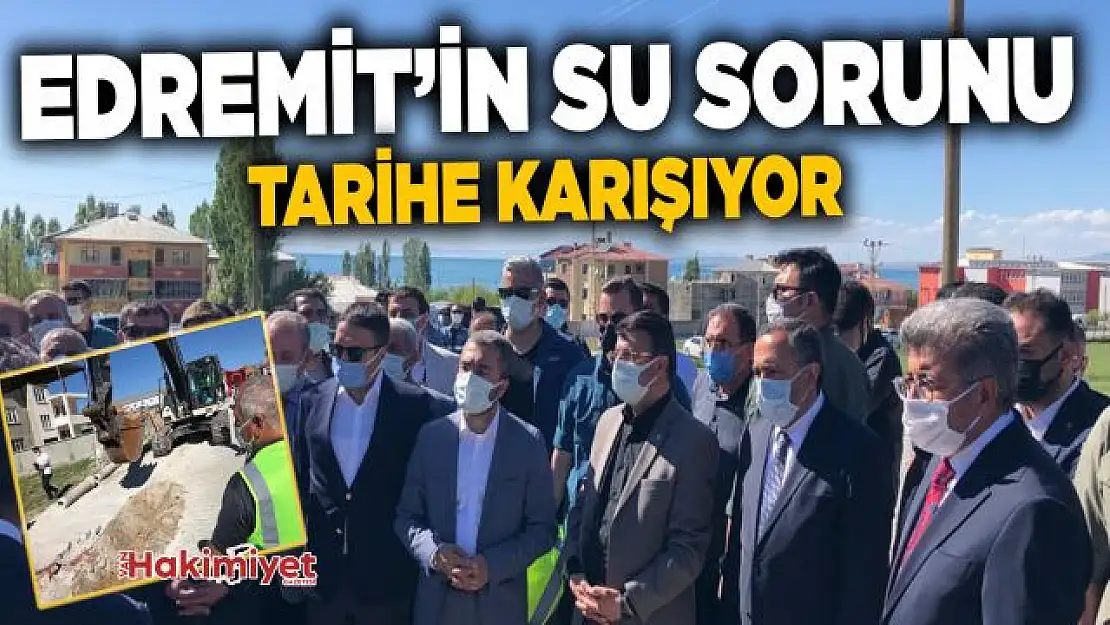 Edremit'in alt yapı sorunu tarihe karışıyor