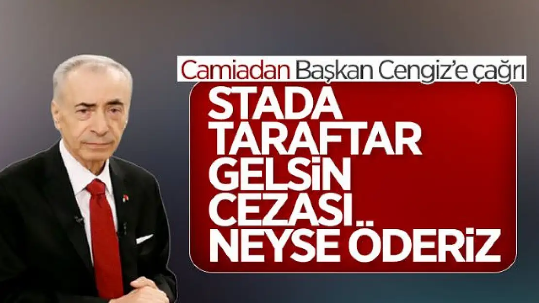 Galatasaray tribüne seyirci almak istiyor