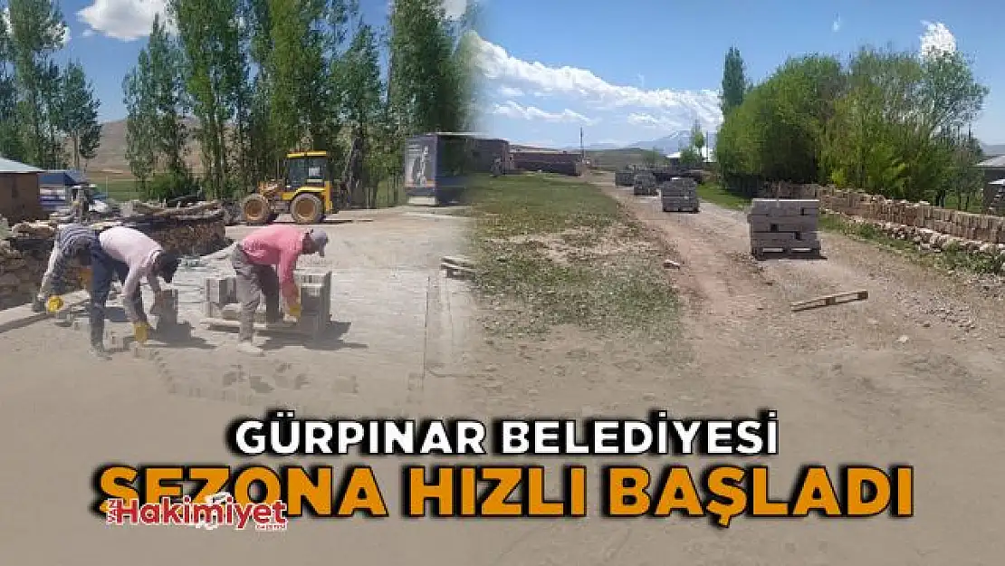 Gürpınar Belediyesi sezona hızlı başladı