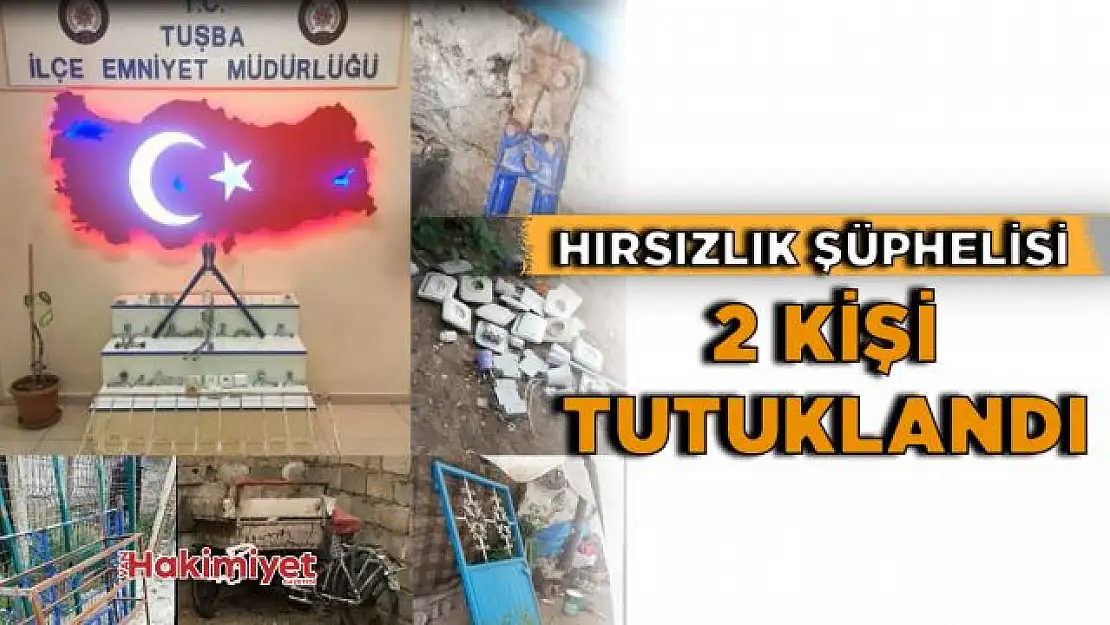 Hırsızlık şüphelisi 2 kişi tutuklandı