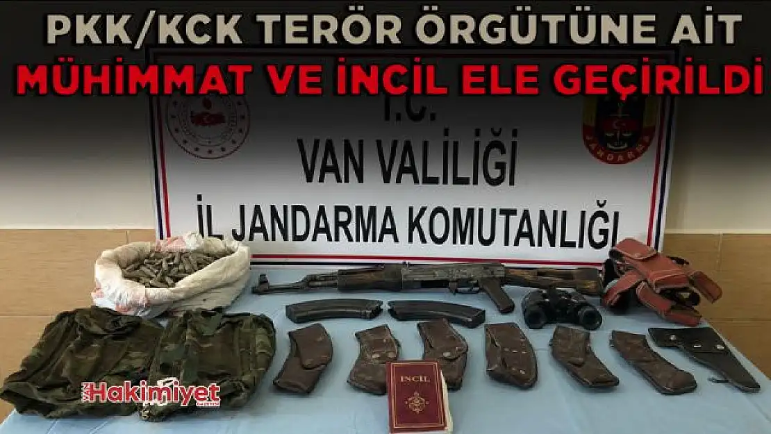 PKK/KCK terör örgütüne yönelik operasyonda İncil ele geçirildi