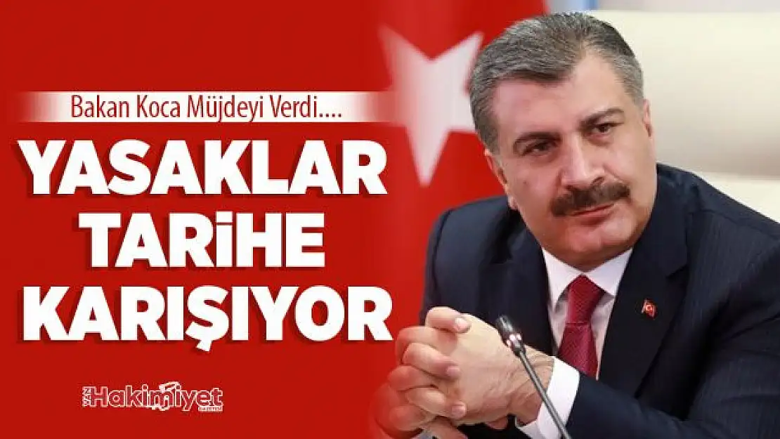 Sağlık Bakanı müjdeyi verdi! Yasaklar kalkıyor...