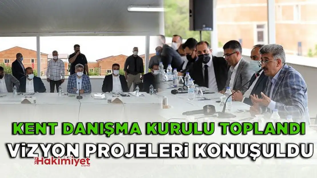 Van Büyükşehir Belediyesinin vizyon projeleri Kent Danışma Kurulunda konuşuldu