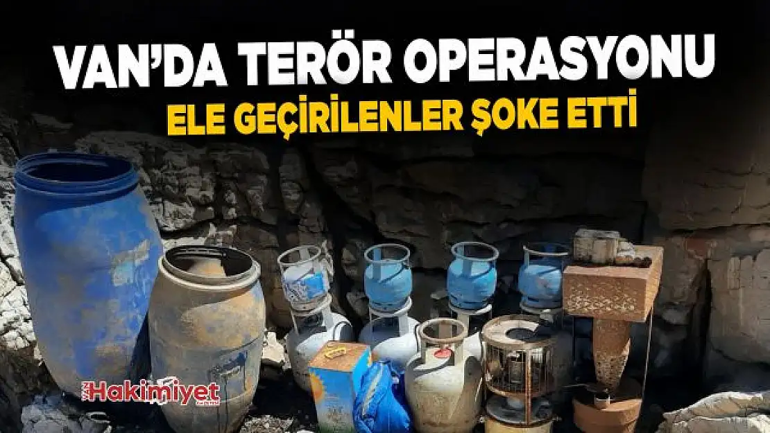 Van'da terör operasyonu!