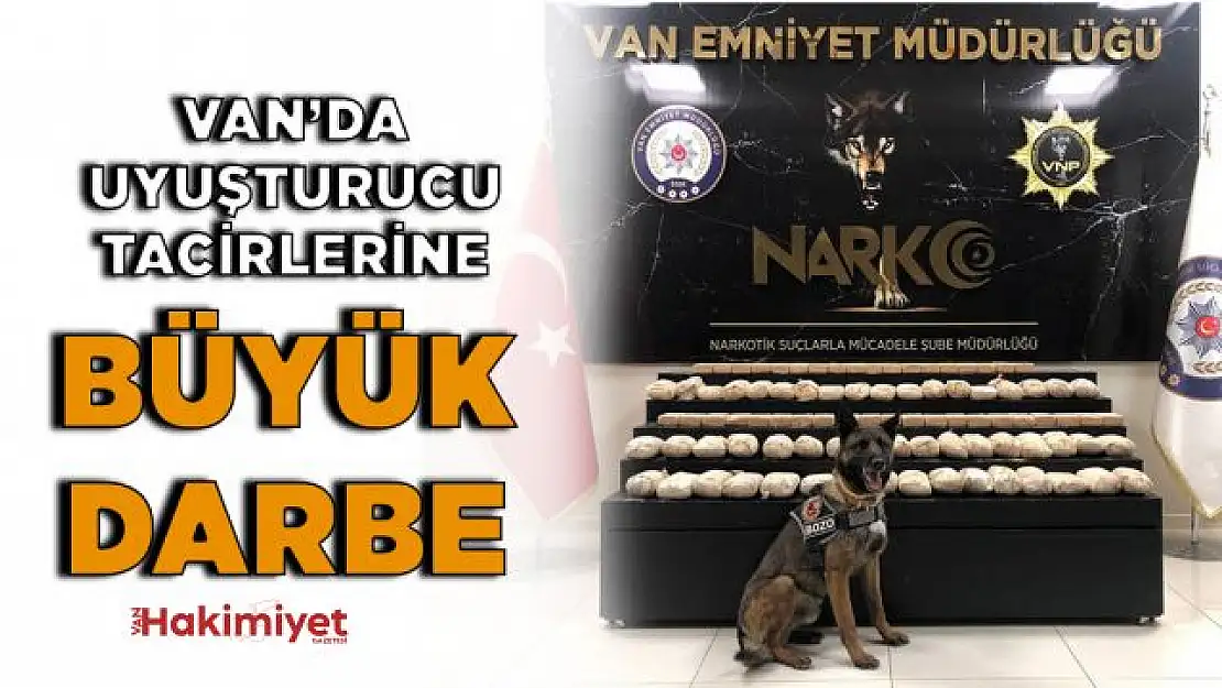 Van'da uyuşturucu tacirlerine büyük darbe