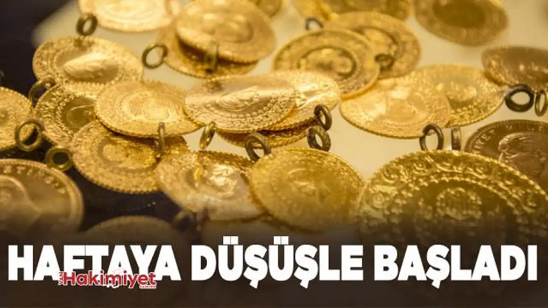 Altın haftaya düşüşle başladı!