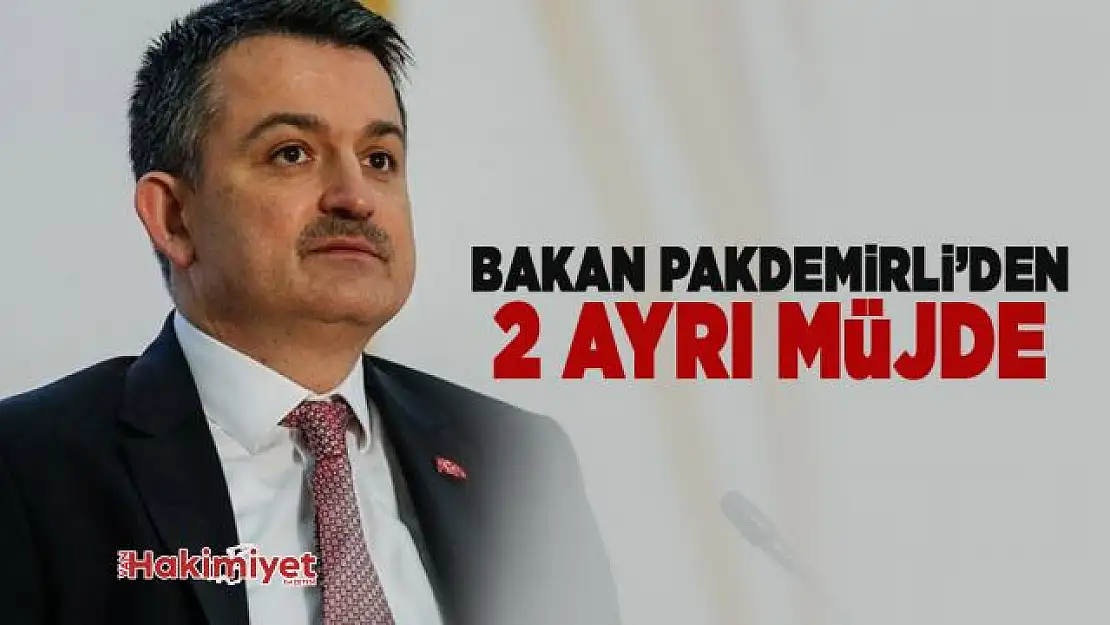 Bakan Pakdemirli: Hayvancılık destek ödemeleri bu hafta yapılacak