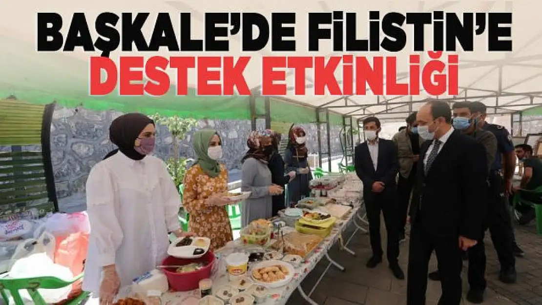 Başkale'de Filistin'e destek etkinliği düzenlendi