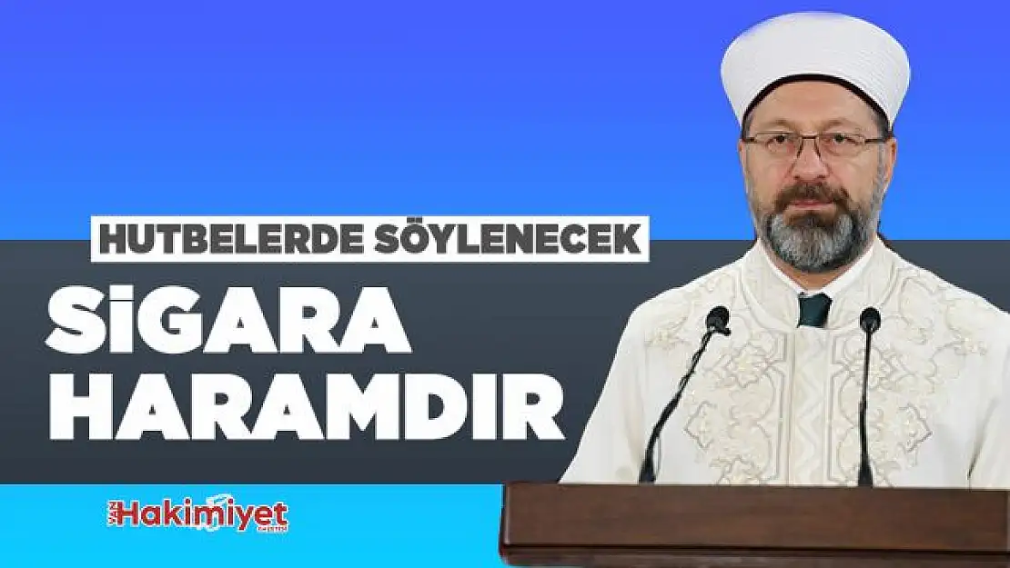 Diyanet: Sigara içmek caiz değildir