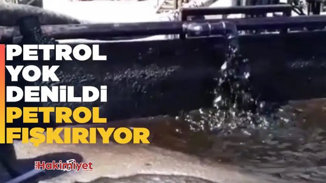 Diyarbakır'da petrol yok denilip beton dökülen kuyunun son hali