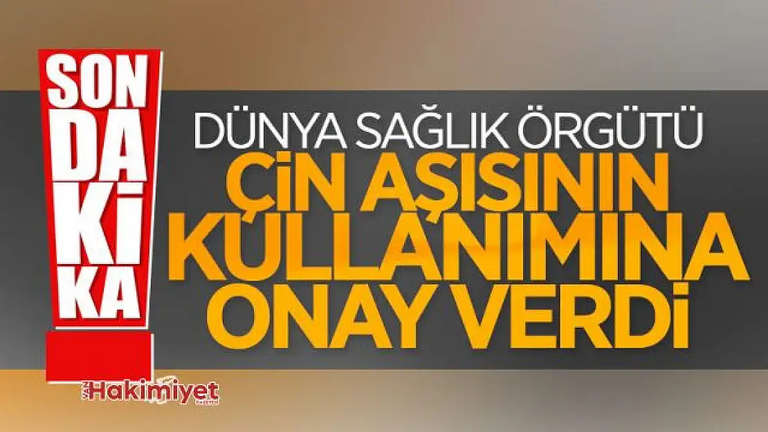 Dünya Sağlık Örgütü'nden Sinovac'a onay