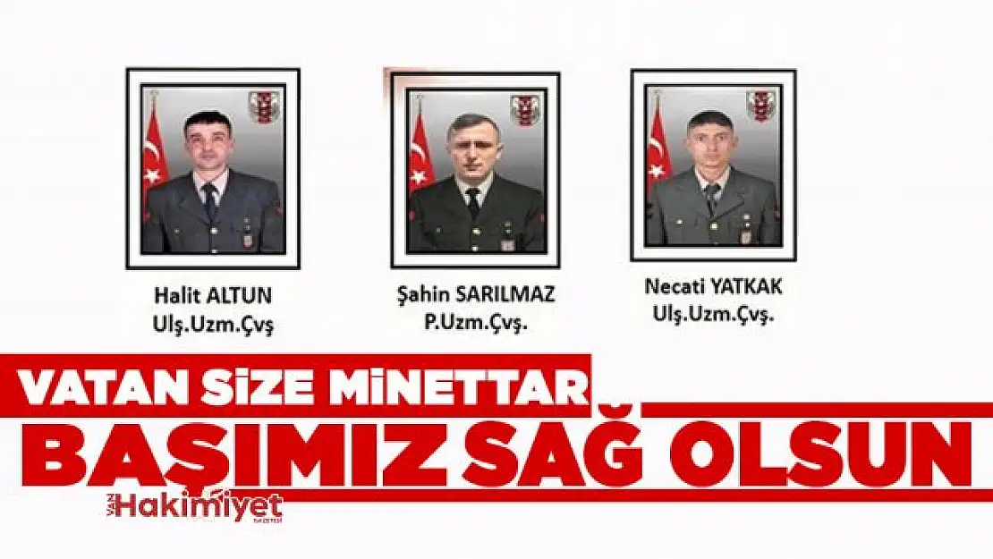 Hulusi Akar'dan şehitler için başsağlığı mesajı