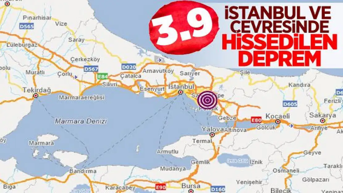 İstanbul'da deprem