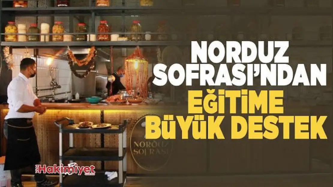 Norduz Sofrası'ndan eğitime büyük destek