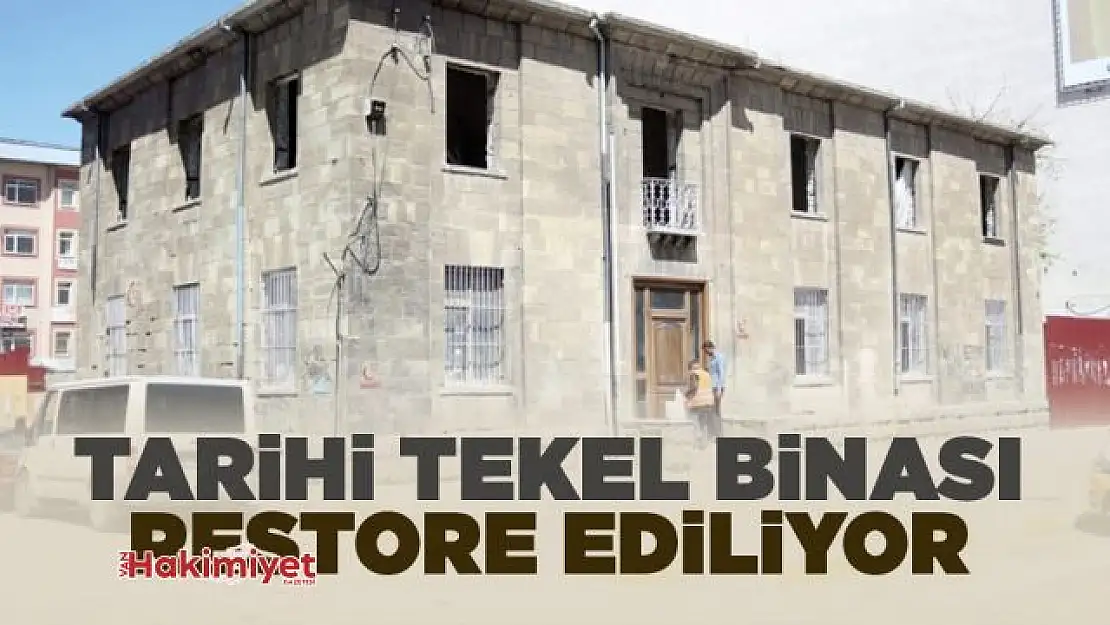 Tarihi Tekel Binası restore ediliyor