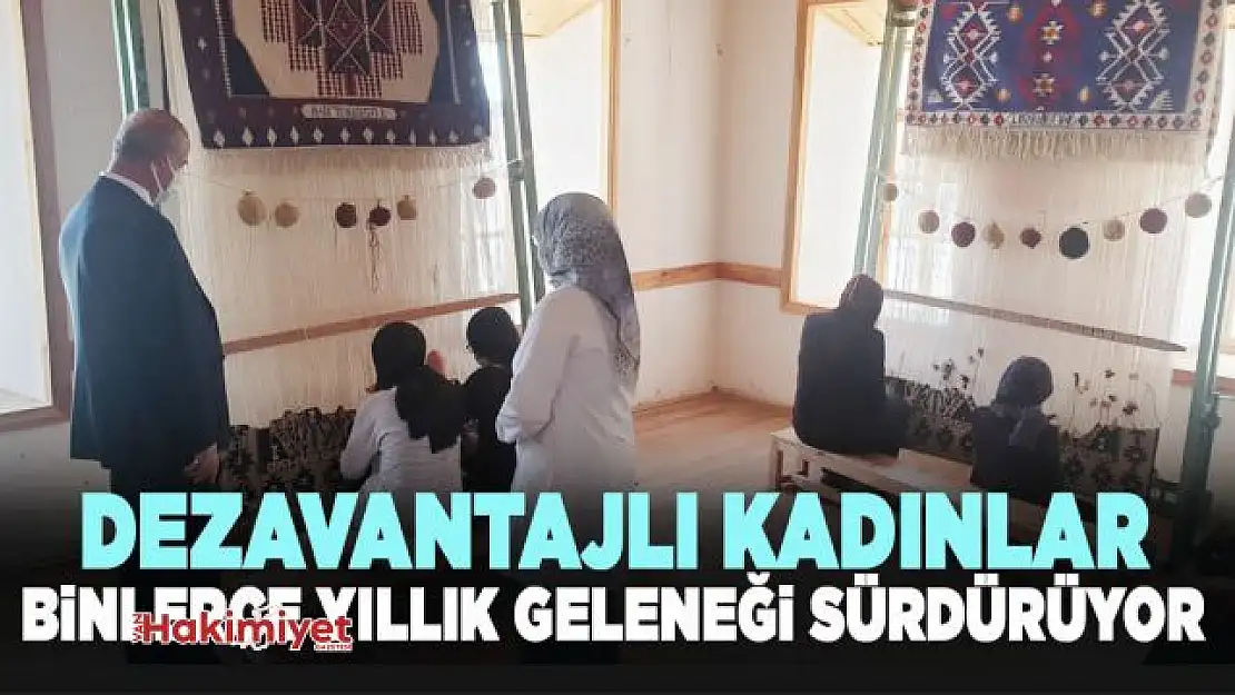 Tuşba Belediyesi'nden dezavantajlı kadınlara halı ve kilim kursu