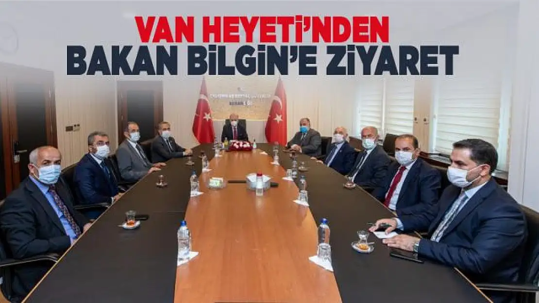 Van heyeti Bakan Bilgin'i makamında ziyaret etti