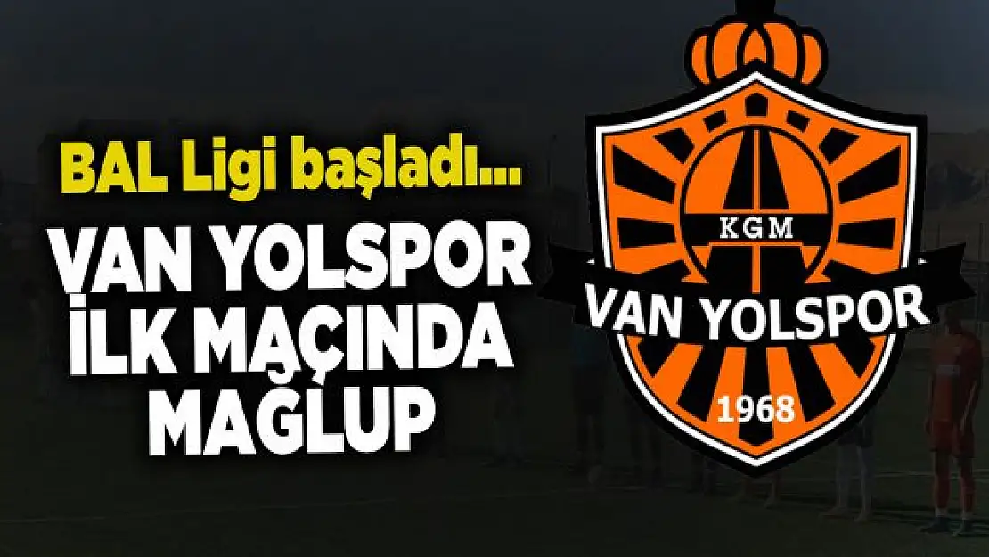 Van Yolspor sahasında Muş Belediyespor'a 3-0 mağlup oldu